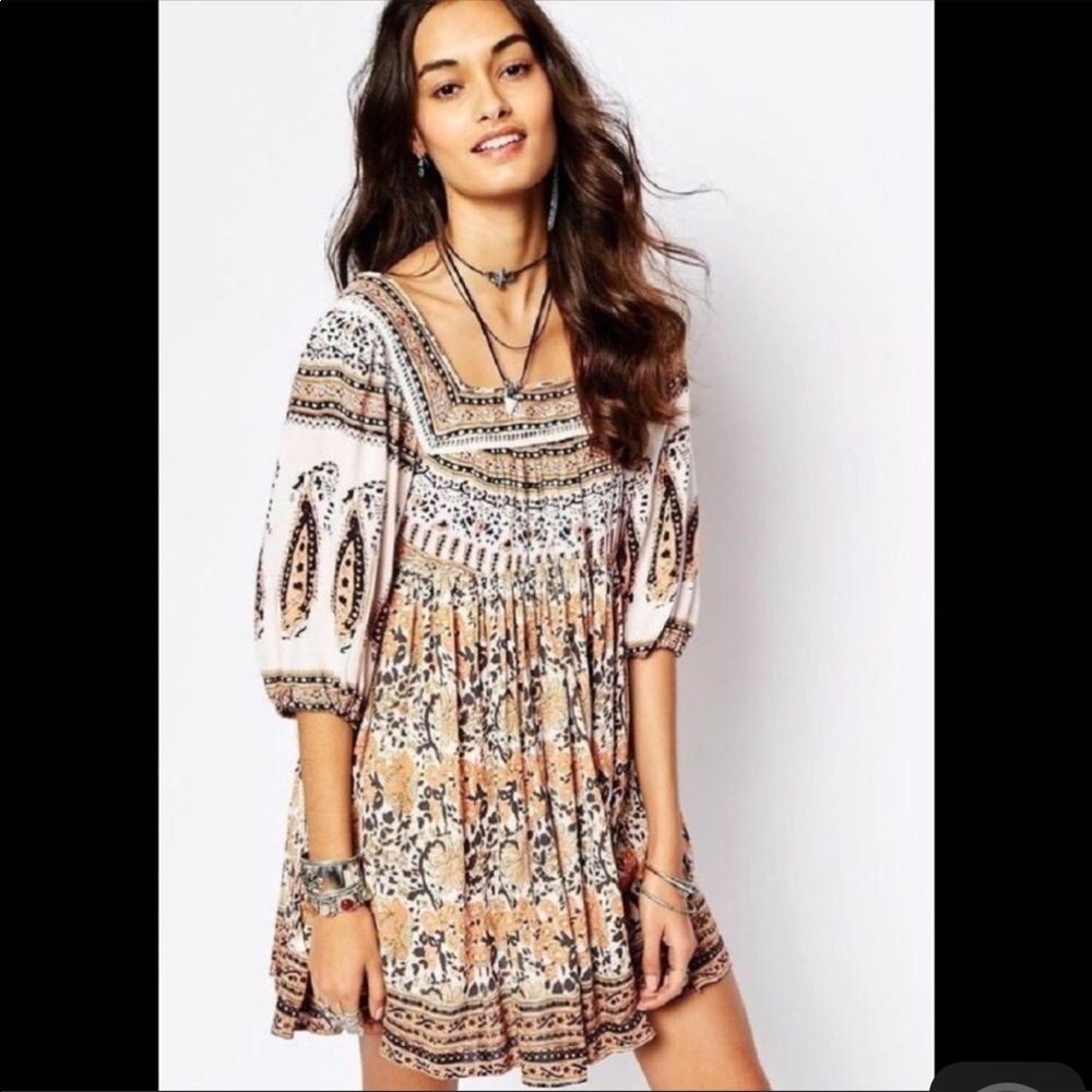 Free people Boho Dress. Super cute!